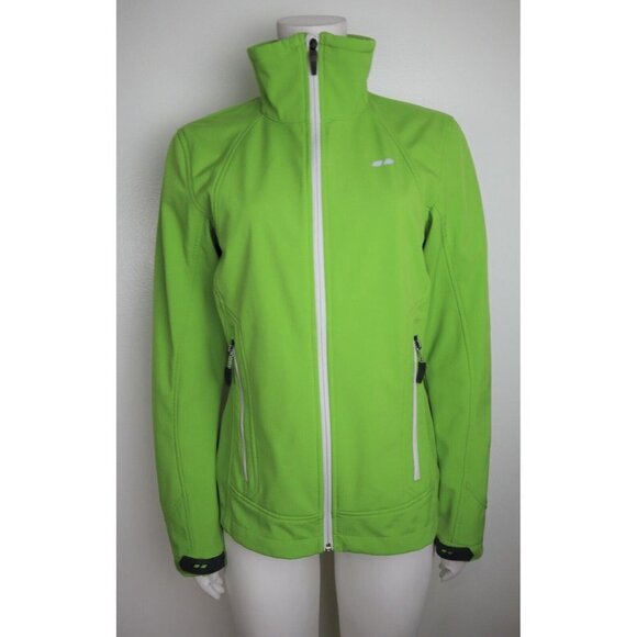 KOPPEN - WOMEN'S LIME GREEN FULL ZIP JACKET - SIZE S - Picture 1 of 12